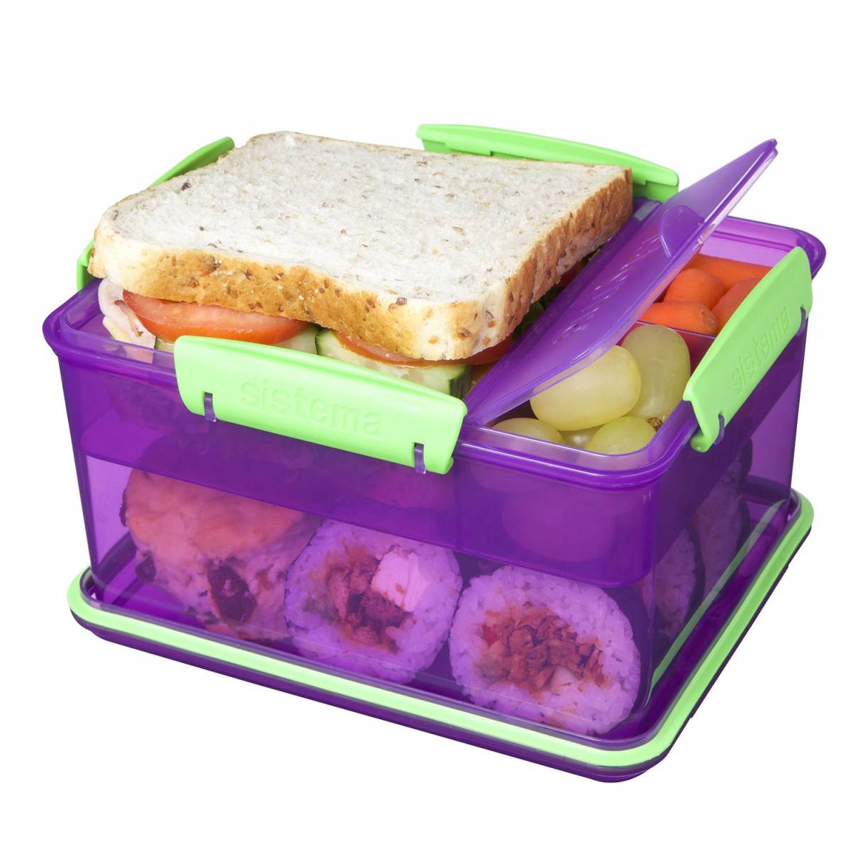 Trends Lunch lunchbox met 4 compartimenten Lunch Tub 2.3L