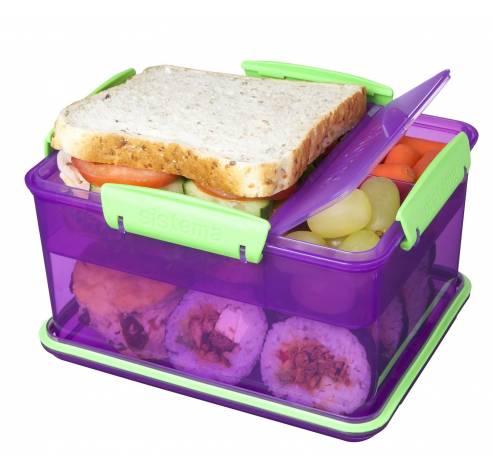 Trends Lunch boîte à lunch avec 4 compartiments Lunch Tub 2.3L  Sistema