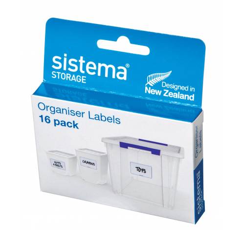 Storage set van 16 etiketten   Sistema