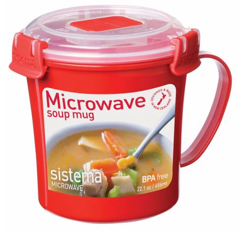 Microwave tasse à soupe moyenne 656ml  Sistema