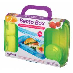 Sistema  Lunch packs lunchbox met yoghurtpotje Bento Box 1.76L  