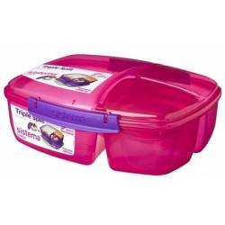 Sistema Sistema Trends Lunch lunchbox met yoghurtpotje roze 2L (per 12st.) 