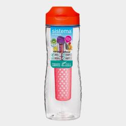 Sistema Sistema Hydrate drinkfles met infuser Tritan Infuser 800ml (6 ass.)