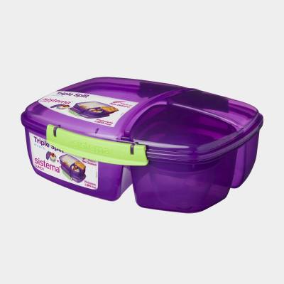 Trends Lunch lunchbox Triple Split met yoghurtpotje 2L  Sistema