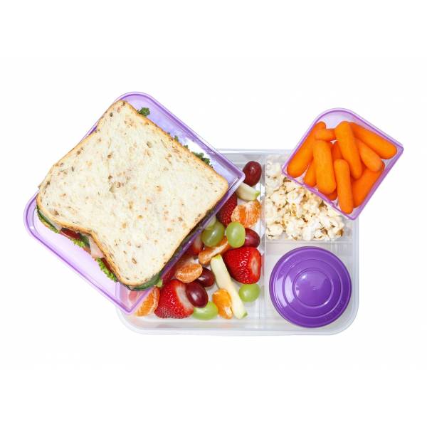 Sistema To Go Bento lunchbox 4 compart. & yoghurtpotje 1.65L (4 ass.) 