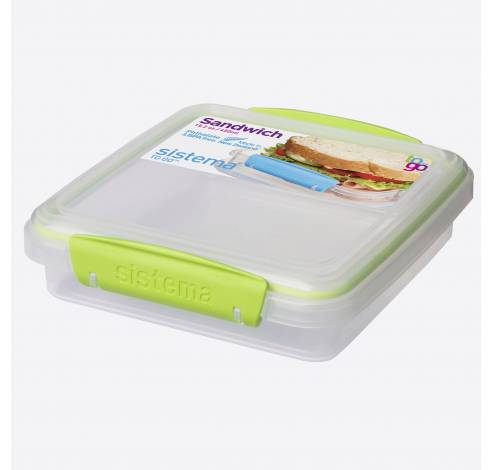 To Go sandwich lunchbox limoengroen 450ml  Sistema