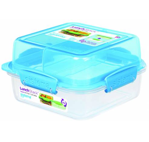 To Go vierkante lunchbox Lunch Stack 1.24L  Sistema