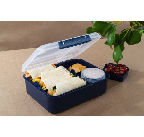 Sistema Renew Bento lunchbox 4 compart. & yoghurtpotje 1.65L (4 ass.)  Sistema