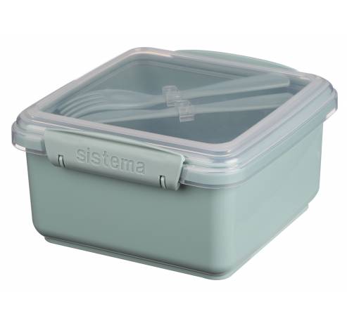Sistema Renew lunchbox met bestek Lunch Plus 1.2L (4 ass.)  Sistema