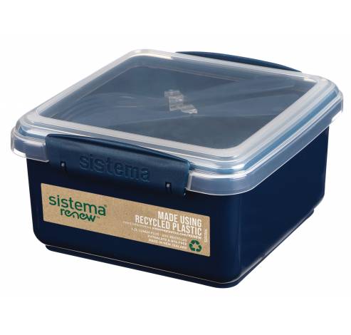 Sistema Renew lunchbox met bestek Lunch Plus 1.2L (4 ass.)  Sistema