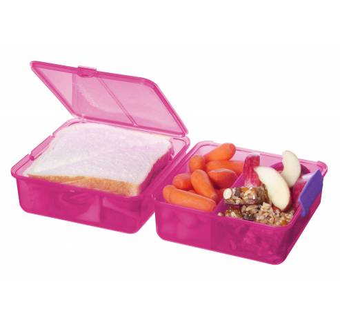 Sistema Trends Lunch lunchbox Cube roze 1.4L (per 12st.)  Sistema