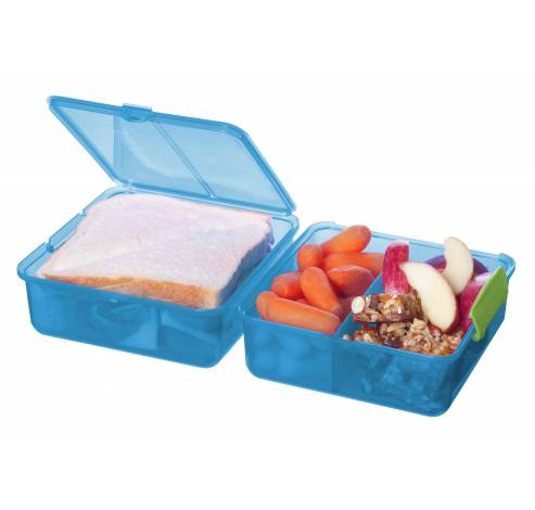 Sistema Trends Lunch lunchbox Cube blauw 1.4L (per 12st.)  Sistema