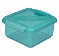 Ocean Bound Plastic To Go lunchbox met bestek Lunch Plus 1.2L 
