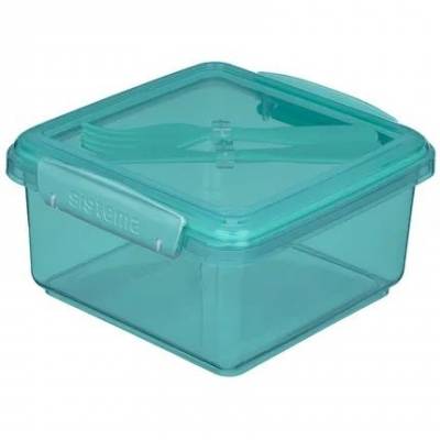 Ocean Bound Plastic To Go lunchbox met bestek Lunch Plus 1.2L 