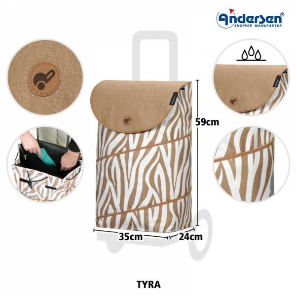 Alu Star Shopper Tyra zebra 