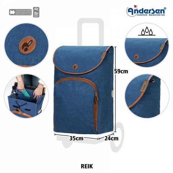 Unus Shopper Reik blau 