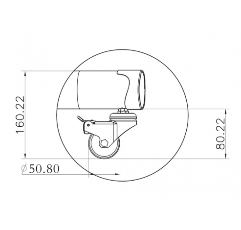 Public Floorstand Basic 150 incl shelf & camera holder  Multibrackets