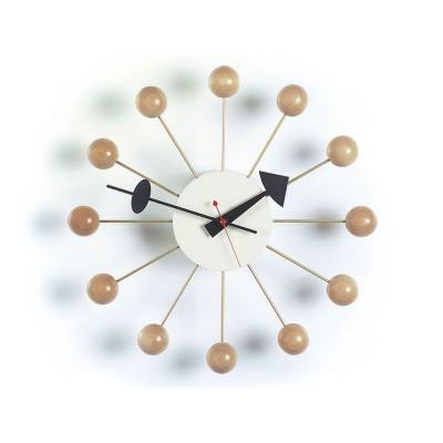 Ball Clock Natural 
