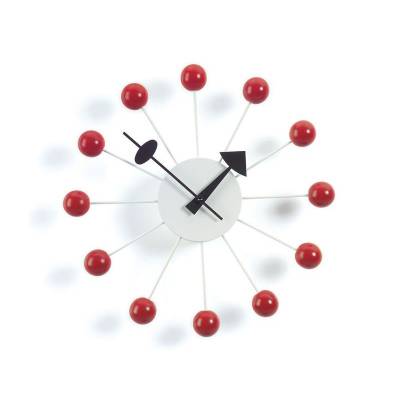Ball Clock Red  Vitra.