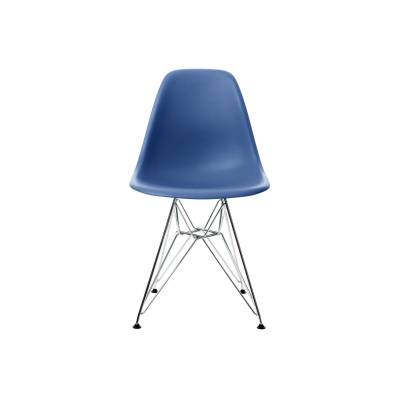 EPC DSR P.Side Chair - base chrome-plated - navy blue  Vitra.