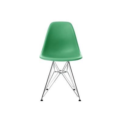 EPC DSR P.Side Chair - base chrome-plated - classic green  Vitra.