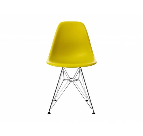 EPC DSR P.Side Chair - base chrome-plated - mustard  Vitra.