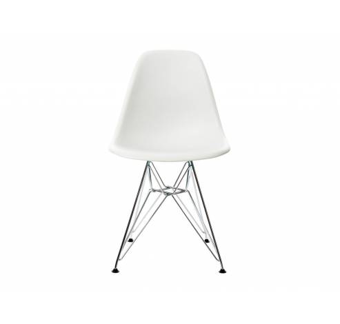 EPC DSR P.Side Chair - base chrome-plated - white  Vitra.