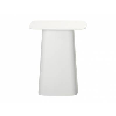 Bour.,Metal Side Table,med.,white/white 