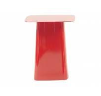 Bour.,Metal Side Table,med.,red/red 