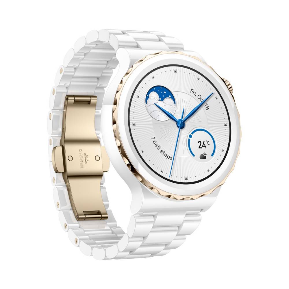 Huawei Smartwatch Huawei watch gt 3 pro gold white