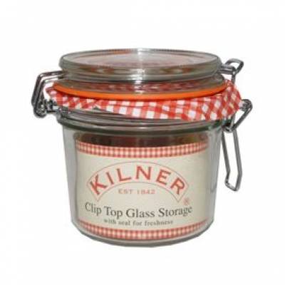 Ronde glazen bokaal met beugelsluiting 350ml  Kilner