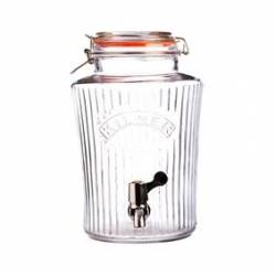 Vintage ronde drankdispenser met kraantje 8L 
