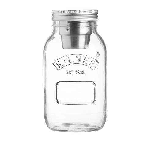 Glazen voorraadbokaal Food on the go 1L  Kilner