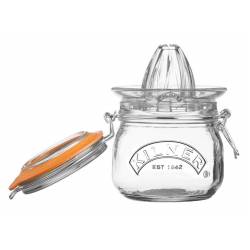 Kilner Set presse-agrume - bocal de conservation et presse en verre 500ml 