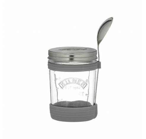 Set to go voor soep met glazen bokaal en lepel 350ml  Kilner