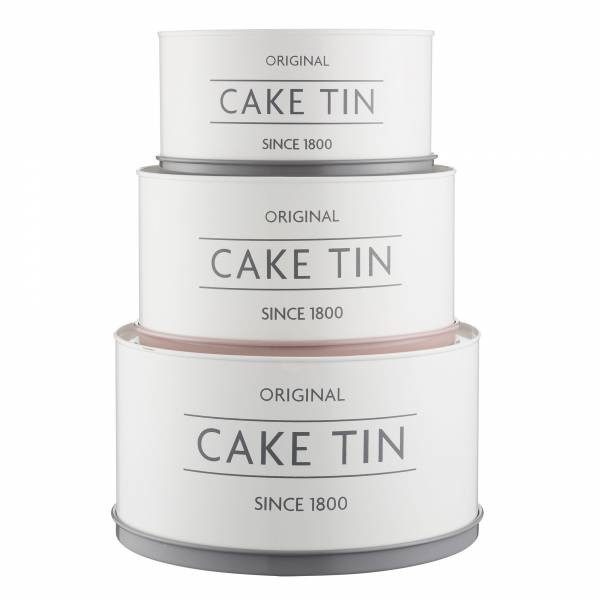 Innovative Kitchen set van 3 voorraadblikken Cake Tin 