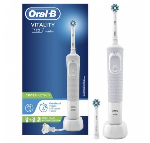 Vitality 170 Cross action  Wit  Oral-B