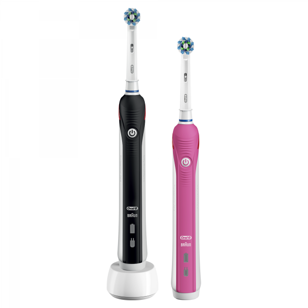 Oral-B Elektrische tandenborstel Pro 2 2950N Zwart + Roze handvat
