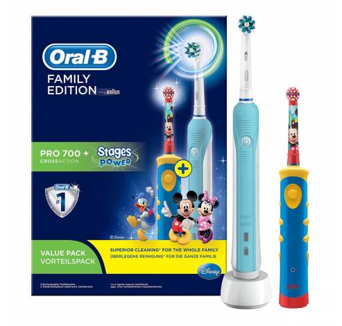 PRO 700 Family + Stages Kids  Oral-B