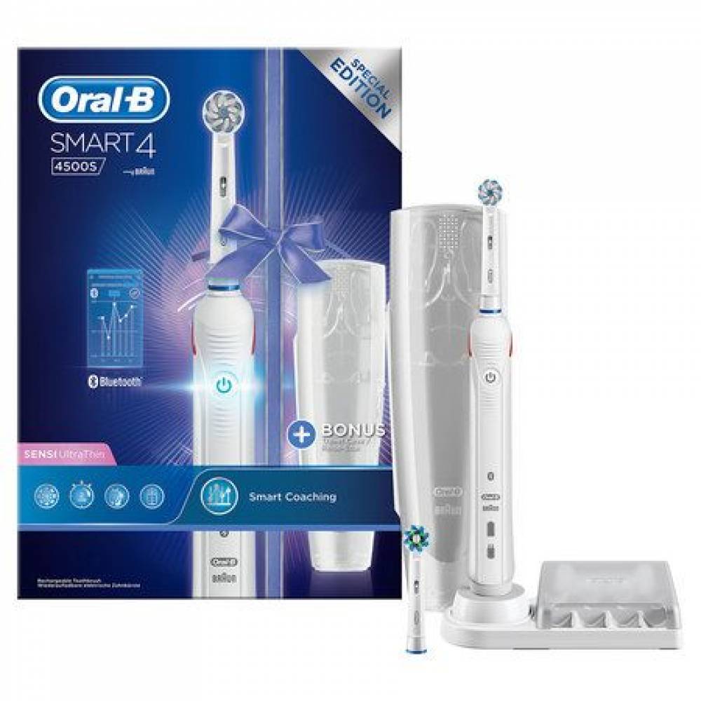 Oral-B Elektrische tandenborstel Smart 4500S + Reisetui
