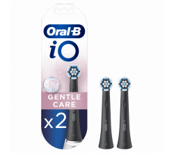iO Gentle Care Opzetborstels Zwart, 2 Stuks Oral-B
