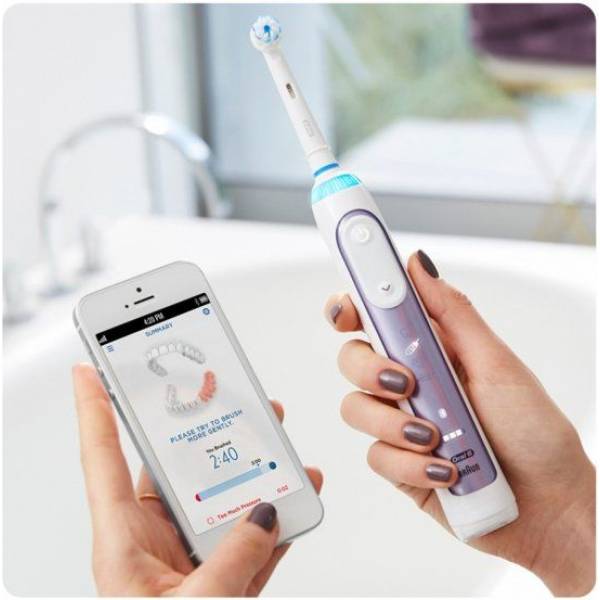 Genius 10100S purple (EB60) + 2 pin Oral-B Genius 10100S purple (EB60) + 2 pin Oral-B