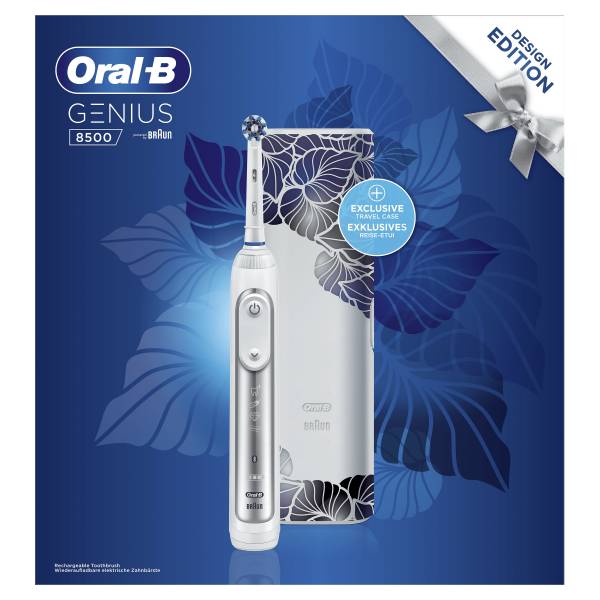 Genius 8500 silver + Flora black TC Oral-B Genius 8500 silver + Flora black TC Oral-B
