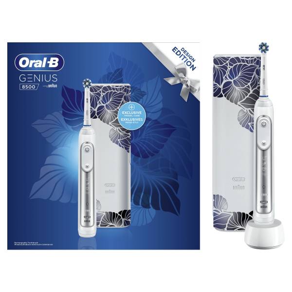 Genius 8500 silver + Flora black TC Oral-B Genius 8500 silver + Flora black TC Oral-B