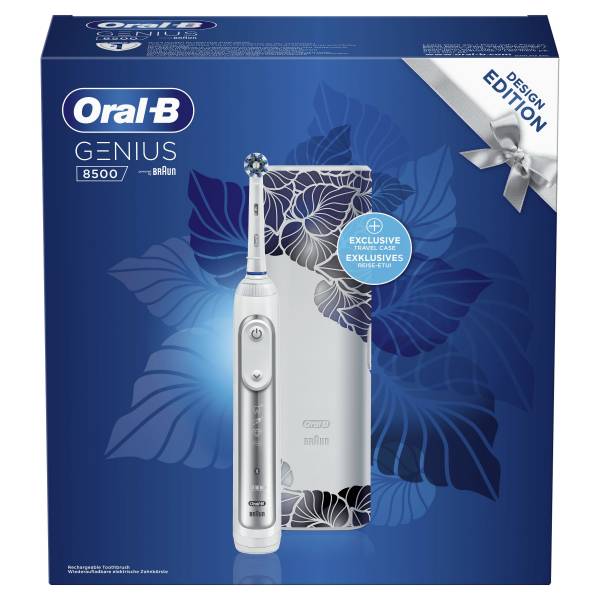 Genius 8500 silver + Flora black TC Oral-B Genius 8500 silver + Flora black TC Oral-B
