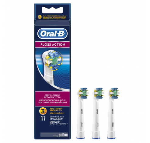 Opzetborstels Floss Action  Oral-B