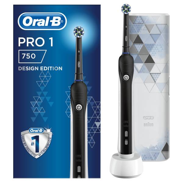 Oral-B Elektrische tandenborstel Oral-B Pro 1-750 Black Design Edition