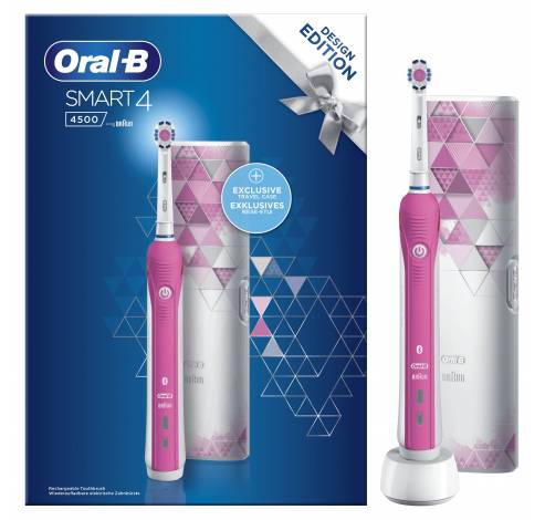 Smart 4 -4500- Elektrische Tandenborstel Roze   Oral-B