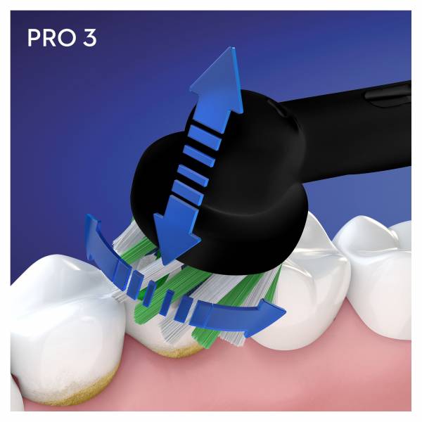 Oral-B Elektrische tandenborstel Pro 3 3500 Zwarte Elektrische Tandenborstel
