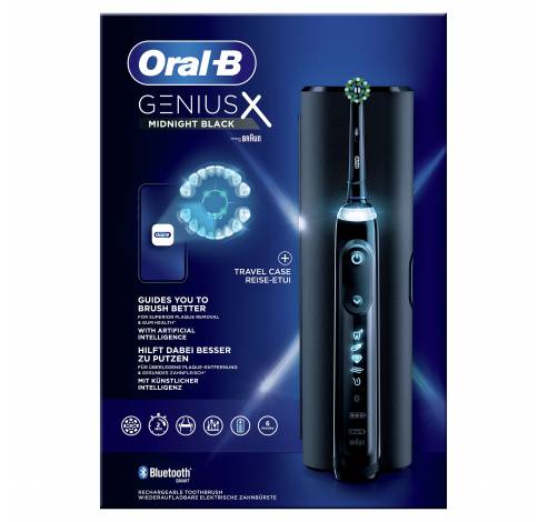 Oral-B Genius X Zwarte Elektrische Tandenborstel   Oral-B
